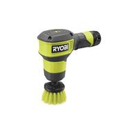 RYOBI Spazzola 4 V USB al litio a 2 velocità, ideale per pulire facilmente lavelli, cabine doccia, con 1 spazzola multisuperficie da 50 mm (venduta senza batteria) - RSCR4-0