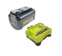 RYOBI Starter kit batteria e caricabatterie 40 V 7,5 Ah ad alta capacità, OP40753-06VNM