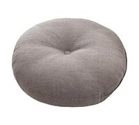 RYQZHHY Cuscini Da Pavimento Rotondi Cuscino circolare for glutei, sedia da ufficio, sedile, pavimento, imbottitura in cotone, articoli for la casa(Light Grey)