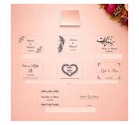 RYQZHHY Guest Book Matrimonio Libro degli Ospiti for Matrimonio con Copertina a Specchio multitono