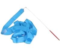 RYQZHHY Nastri da Ballo Nastro da Danza colorato 2 m e 4 Metri, for Ginnastica Ritmica, Balletto, Streamer, Asta Girevole, Arcobaleno, Allenamento Sportivo(Sky Blue,2m)