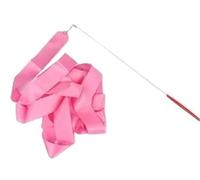 RYQZHHY Nastri da Ballo Nastro da Danza colorato 2 m e 4 Metri, for Ginnastica Ritmica, Balletto, Streamer, Asta Girevole, Arcobaleno, Allenamento Sportivo(Pink,4m)