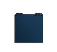 RYQZHHY Quaderno Ad Anelli Square Notebook Substyle Simple Checkered Manual Ledger Diary Super Thick Blank Book Journal(Blue)