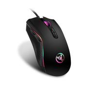RYRA 3200DPI Ergonomic Wired Gaming Mouse USB Computer Mouse Gaming RGB Mause Gamer