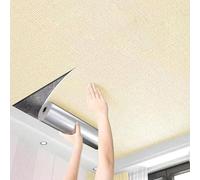 RYRYR Piastrelle for controsoffitto Autoadesive, for decorative Soffitti Senza piastrelle Colla for soffitti in PVC for, Soffitto in polistirolo, Pannelli, Assemblare liberamente(Yellow,0.5 * 5m)