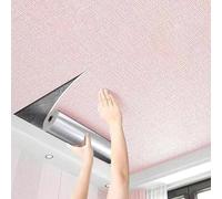 RYRYR Piastrelle for controsoffitto Autoadesive, for decorative Soffitti Senza piastrelle Colla for soffitti in PVC for, Soffitto in polistirolo, Pannelli, Assemblare liberamente(Pink,0.5 * 10m)