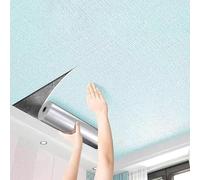 RYRYR Piastrelle for controsoffitto Autoadesive, for decorative Soffitti Senza piastrelle Colla for soffitti in PVC for, Soffitto in polistirolo, Pannelli, Assemblare liberamente(Blue,0.5 * 5m)