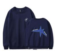RYSXJLX Gracie Abrams Felpa girocollo a maniche lunghe con scritta "Good Riddance The Secret of Us Tour Merch", unisex, retrò, classica, (XL, blu navy), Marina Militare, XL