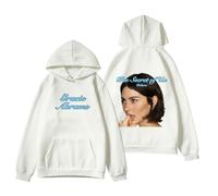 RYSXJLX Gracie Abrams The Secret of Us Deluxe 2025 Felpa con cappuccio unisex retrò moda classica manica lunga, bianco, S