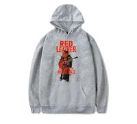 RYSXJLX Red Leather - Felpa con cappuccio con logo "Get Out Of My Head Tour", unisex, alla moda, classica, a maniche lunghe (M, grigio), Grigio, M