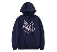 RYSXJLX Tini Stoessel Tu Eres Mi Fantasy Tour Felpa Unisex Casual Moda Retro Classico Manica Lunga, Marina Militare, M