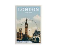 RYTRHNCV Poster vintage viaggio Londra 0bf0118539d6efbb1e1fcba0b587ad38 poster estetico su tela stampa artistica da parete decorazione per la casa per camera da letto soggiorno stile 40 x 60 cm