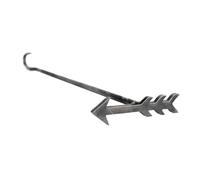 RYTTGOP Arrow Brand Iron - Ferro da stiro personalizzato in legno, 12,7 x 3,8 cm, durevole e personalizzato, strumento per bruciare bistecca in pelle, regali artigianali per la lavorazione del legno