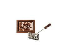 RYTTGOP Ferro da stiro personalizzato per date per occasioni speciali - Ferro da stiro per marchio in legno caldo, marchio monogramma fatto a mano personalizzato, strumento per la combustione di