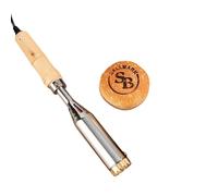 RYTTGOP Timbro di ferro per il marchio di alimenti per hamburger - Ferro elettrico di marca per legno, timbro personalizzato per ferri da hamburger, accessori personalizzati per barbecue, timbri con