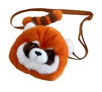 Ryttir Simpatica borsa a tracolla con panda rosso, adorabile borsa a forma di animale con occhi grandi, regalo per amanti degli anime kawaii, per donne e ragazze, Panda rosso