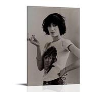 RYTWQRWE Patti Smith - Poster estetici da parete, decorazione artistica da parete vintage, su tela, poster decorativo per soggiorno, camera da letto, 20 x 30 cm, con cornice