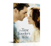 RYTWQRWE Poster decorativo da parete in stile vintage con scritta "The Time Traveler's Wife" (lingua italiana non garantita), per soggiorno, camera da letto, 20 x 30 cm, con cornice