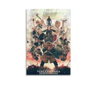 RYTWQRWE Vinland Saga 2019 (1) Poster estetico da parete, decorazione artistica da parete vintage, su tela, poster decorativo per soggiorno, camera da letto, 60 x 90 cm, senza cornice
