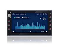 RYUIXPUL Autoradio con CarPlay Wireless e Android Auto per VW Ibiza 6L Fox Polo Passat Golf Jetta MK3 MK4 Sharan T5 Multivan Transport SEAT Skoda Sistema Linux Avvio Rapido Senza Blocchi Schermo