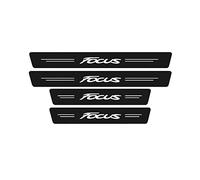 RYUJI 4 Pezzi Car Fibra Carbonio Battitacco Adesivi, per Ford Focus 4 3 2 MK4 MK3 MK2 2012-2016 2017 2018 2020 2021 Battitacco Prevenire L'Usura AntiGraffio Protezione