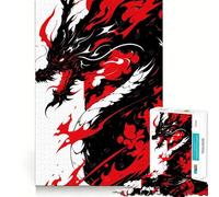 Ryūjin No Ikari Puzzle da 1000 pezzi per adolescenti Gioco di logica per tutta la famiglia Bordo trasparente Sorpresa calorosa (38x26cm)