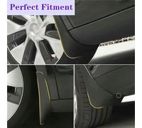 RYUNMP 4 Pezzi paraspruzzi paraspruzzi in Gomma per Cadillac SRX 2008-2020