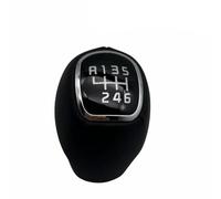 RYUNMP Pomello del Cambio in Pelle Nera a 5/6 velocità, con Leva del Cambio, per Kia Rio 5 Sportage, Accessori per Auto
