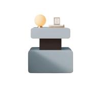 RYUQW3RE Comodino Comodino piccolo for camera da letto, credenza in pelle con doppio cassetto