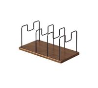 RYUQW3RE Libreria Libreria aperta in legno con staffa metallica staccabile