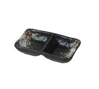 RYUQW3RE Piatto Di Salsa Ciotole for immersione Piatti da portata a 2 scomparti Piatti for snack Salsa divisa for ristorante