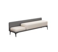 RYUQW3RE Pouf portaoggetti Sgabello terminale del letto Semplice e moderno Comodino Panca Camera da letto Ingresso creativo Scarpa lungo divano(Gray)