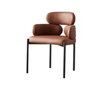 RYUQW3RE Sedie da pranzo Sedie da pranzo moderne di metà secolo con braccioli for soggiorno e camera da letto(Orange)