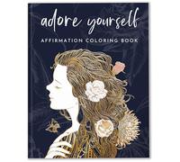 RYVE Adult Coloring Book for Women - Affirmations & Mindfulness Coloring Book for Adults Relaxation, Self Love Coloring Books for Women, Self Love Gifts, Positive Affirmations, Affirmation Gifts