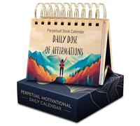 RYVE Calendario giornaliero di affermazioni, calendario motivazionale da scrivania con affermazioni giornaliere per donne, affermazioni positive, regali ispiratori per donne, decorazione da scrivania