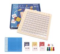 Ryvera di moltiplicazione, apprendimento della Matematica 1x1 per Studenti della Scuola elementare, attività di Gioco di apprendimento dei Numeri, Giocattolo di conteggio per Bambini Montessori