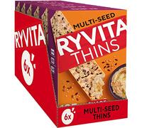 Ryvita Multi Seed Thins 125 g (Pack of 6)