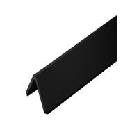 RZAJMADEU Protezione angolare Adesiva in PVC for pareti - Non Richiede Foratura, Profilo Anti-spigoli for Soggiorno, Bagno e Altro Ancora(Black,100cm)