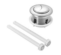 RZAJMADEU Pulsante di Ricambio for WC a Doppio Scarico da 114 mm - Pulsanti in plastica di qualità con aste for Una Facile Installazione, 1 Pezzo