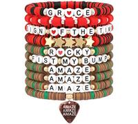 RZCOMP Braccialetti ispirati a Project Hail Mary Merch, 10 braccialetti impilabili elasticizzati per progetti di grandine maria, braccialetti dell'amicizia Rocky Amaze regali per fan della