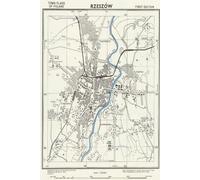 Rzeszów Poland Map Journal: Vintage Map Notebook