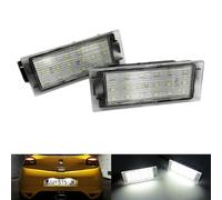 RZG 2x LED Illuminazione Targa Bianca Canbus per Clio Kadjar Kangoo Koleos Laguna Master Megane Talisman Trafic Twingo Twizy