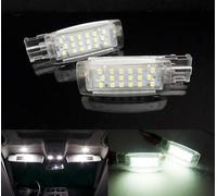 RZG 2x LED interior parasole specchio di luce bianca Canbus per golf GTI Jetta Passat Polo Scirocco Touareg Alhambra Superb