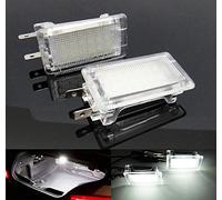 RZG - Luci LED per interno auto, posteriore, tetto, cofano, bagaglio, per Agila, Astra E, F, G, H, Corsa B, C, D, Insignia A, Tigra, Vectra, Zafira, Cavalier, luce bianca, confezione da 2