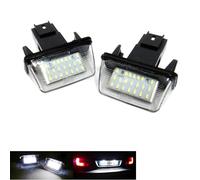 RZG Set di 2 illuminazioni per targa a LED bianche per Berlingo C3 Picasso C3 C4 Grand Picasso C5 DS4 Saxo Xsara Jumpy Dispatch III SpaceTourer Combo E Vivaro C Zafira Life