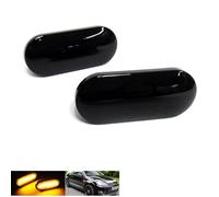 RZG Set di 2 indicatori di direzione laterali neri a LED per C-Max DM2 Fiesta V Focus II Fusion Galaxy