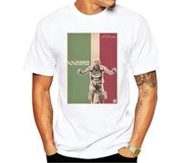 RZGLIKE T-Shirt NOLE Marco PANTANI Ciclismo Campione IL PIRATA CESENATICO Bianco, Color08, XL