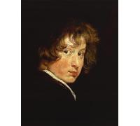 RZHRHJES Astratta della Poster Stampa su Tela Stampe Nordico Pittura Autoritratto a sedici anni diVan Dyck per Decorazioni per la Casa 60x90cm