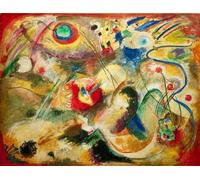 RZHRHJES Astratta della Poster Stampa su Tela Stampe Nordico Pittura Famoso di Vasilij Kandinskij per Decorazioni per la Casa 60x90cm