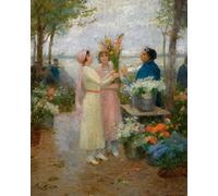 RZHRHJES Astratta della Poster Stampa su Tela Stampe Nordico Pittura I Gladioli Gabriel Gilbert per Decorazioni per la Casa 60x90cm